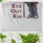 目を見張る キッチンタオル (折り畳み)