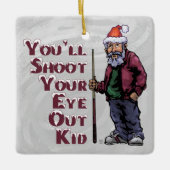 目を見張る セラミックオーナメント (正面)