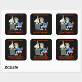 目を覚ましているからといって準備ができているわけではない スクエアシール (シート)