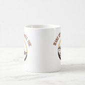 目を覚ましてコーヒーの香りを嗅いで コーヒーマグカップ (中央)