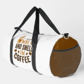 目を覚ましてコーヒーの香りを嗅いで ダッフルバッグ (右コーナー)