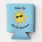 目を覚まし素晴らして日に当たる 缶クーラー (裏面)