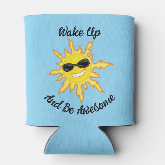 目を覚まし素晴らして日に当たる 缶クーラー (裏面)