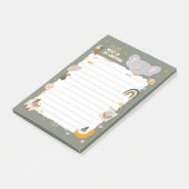 目を覚まし素晴らして象と一緒に ポストイット (アングル)