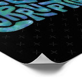 目を覚まし、腐敗の言葉の匂いを嗅ぐアート1 ポスター (角)