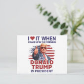 目を覚ますとトランプがフー大統領で大好き シーズンポストカード (スタンド正面)