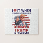 目を覚ますとトランプがフー大統領で大好き ジグソーパズル (横)