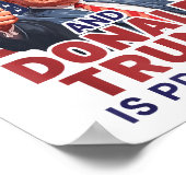 目を覚ますとトランプがフー大統領で大好き ポスター (角)