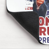 目を覚ますとトランプがフー大統領で大好き マウスパッド (コーナー)