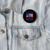 目を覚ますとトランプがフー大統領で大好き 缶バッジ (インサイチュ)