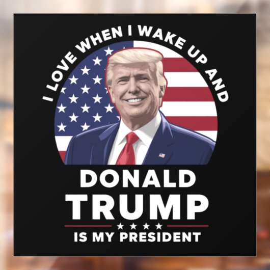 目を覚ますとドナルドが私の社長をトランプする時が大好き ウィンドウサイン (シート2)