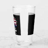 目を覚ますとドナルドが私の社長をトランプする時が大好き タンブラーグラス (左)