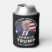 目を覚ますとドナルドが私の社長をトランプする時が大好き 缶クーラー