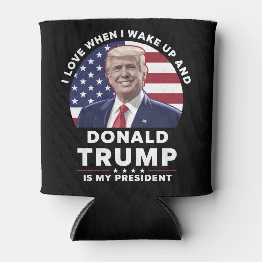 目を覚ますとドナルドが私の社長をトランプする時が大好き 缶クーラー