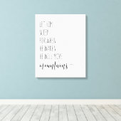 目を覚ますと彼は動く キャンバスプリント (インサイチュ (ウッドフロア))