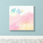 目を覚ますと見たもの キャンバスプリント (インサイチュ (ウッドフロア))