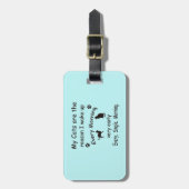 目を覚ますのは猫だ ラゲッジタグ (正面縦)