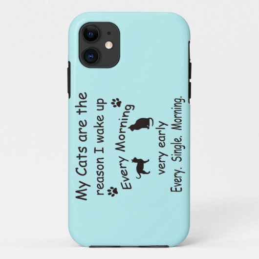 目を覚ますのは猫だ Case-Mate iPhoneケース (裏面)