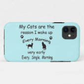 目を覚ますのは猫だ Case-Mate iPhoneケース (裏面(横))