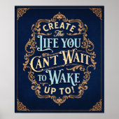 目を覚ますまで待つことができる人生を作る ポスター (正面)