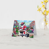 目を覚ませて焼き肉しよう カード (黄色い花)