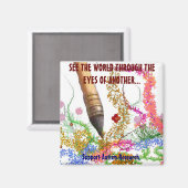 、目を通して世界を見る マグネット (正面/裏面)