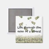 目を通して生きる自由主義のこと マグネット (正面/裏面)