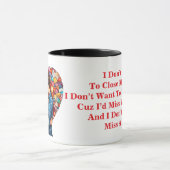 目を閉じたくない マグカップ (中央)