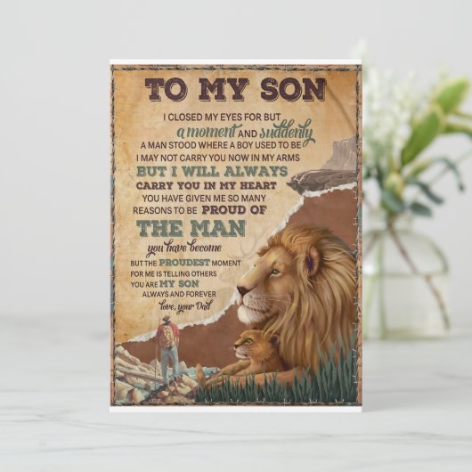 目を閉じたのはほんの一瞬 - 父から息子へ 招待状 (スタンド正面)