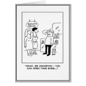 目を閉じた夫は驚くまで待つ。 (正面)