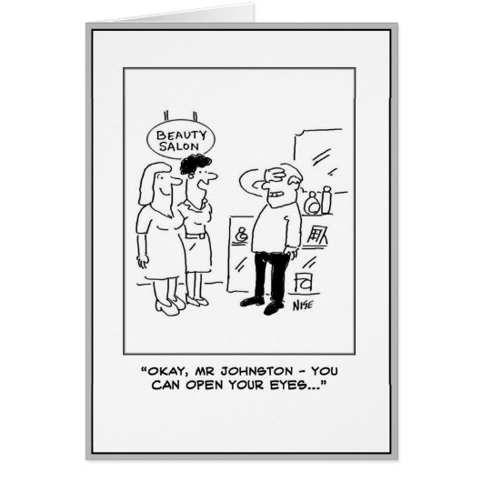 目を閉じた夫は驚くまで待つ。 (正面)