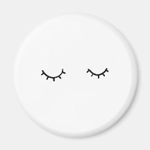 目を閉じて、まつ毛だけ