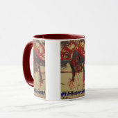 目を閉じて マグカップ (正面左)