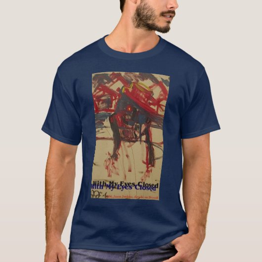 目を閉じて Tシャツ (正面)