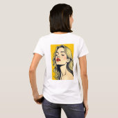 目を閉じて Tシャツ (裏面フル)