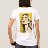 目を閉じて Tシャツ (裏面)