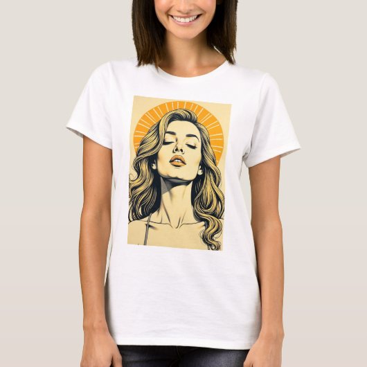 目を閉じて Tシャツ (正面)