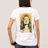 目を閉じて Tシャツ (裏面)