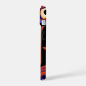 目を開く iPhone 15ケース (左側面)