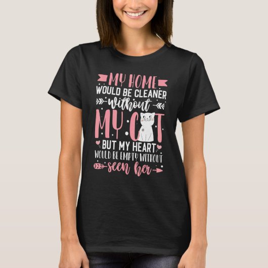 目を開けたまま眠る猫 1 Tシャツ (正面)
