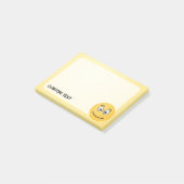 目を開けた笑顔 ポストイット (アングル)