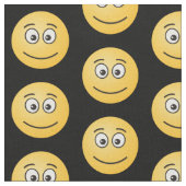 目を開けた顔で微笑む ファブリック (クローズアップ)