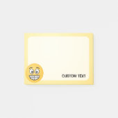 目を開けてニヤニヤ顔 ポストイット (正面)