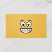 目を開けてニヤニヤ顔 名刺 (裏面)