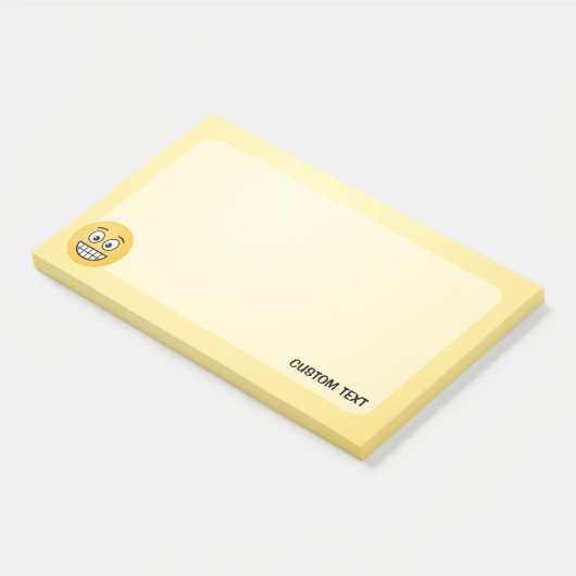 目を開けてニヤニヤ顔Post-it Notes ポストイット (アングル)