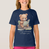目を開けて夢を見る Tシャツ (正面)