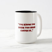 「目を開けて眠る」コーヒーマおもしろいグ ツートーンマグカップ (正面右)