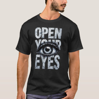 目を開け Tシャツ | アイ グラフィック ティー