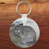 目を隠す キーホルダー (正面)