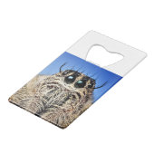 目を離さないで！ クレジットカード栓抜き (正面アングル)